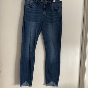 Kut from the Kloth Dark Blue Ankle Jeans